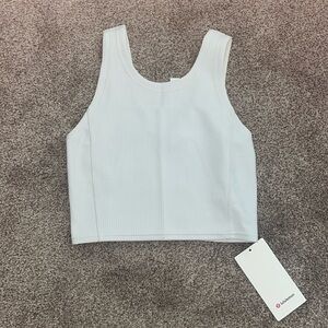 NWT Lululemon Ribbed Softstreme Cropped Tank